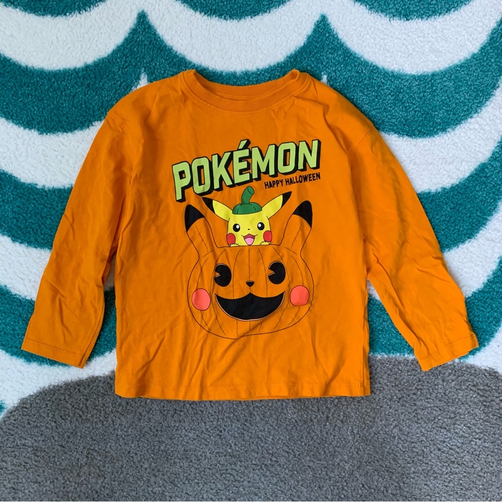 H&M Pokémon Halloween Tee (Orange) Size 5T/6